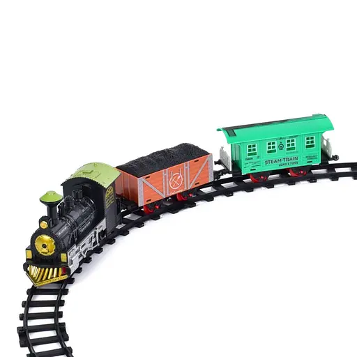 Детский игровой набор "Железная дорога" Bambi TL47 локомотив, два вагона - фото 3