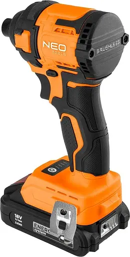 Гайковерт ударный Neo Tools Energy+ 18В бесщеточный 3600 об/мин 300 Нм 1/4" 4 скорости 0.85 кг без АКБ и ЗП - фото 5