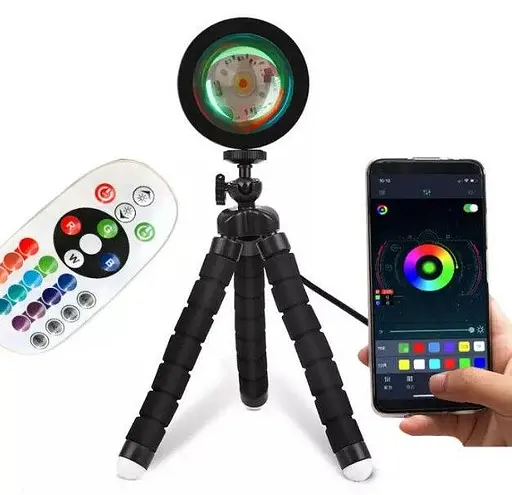 Світильник проектор Tripod 16 colors з пультом Штатив 16 кольорів проектор світловий з пультом дистанційного - фото 1