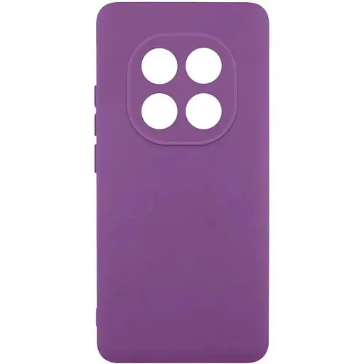 Чехол TPU Getman Liquid Silk Full Camera для Xiaomi Redmi Note 14 Pro+ 5G Фиолетовый / Grape