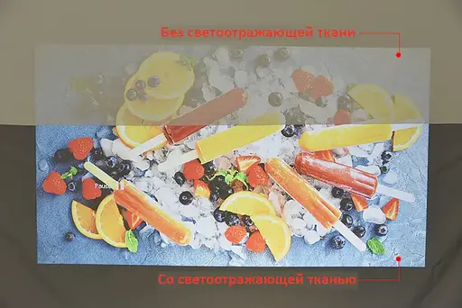 Світловідбиваюча тканина для екрану TouYinger 120" [75352] - фото 4