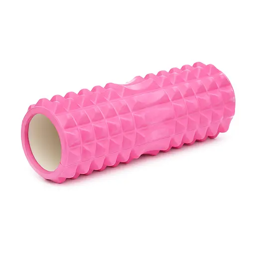 Масажний ролик Cornix EVA 33 x 14 см (валик, ролер) XR-0327 Pink - фото 2