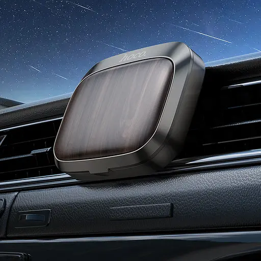 Ароматизатор в авто машину Hoco ZP8 2 аромата темно-серый - фото 7