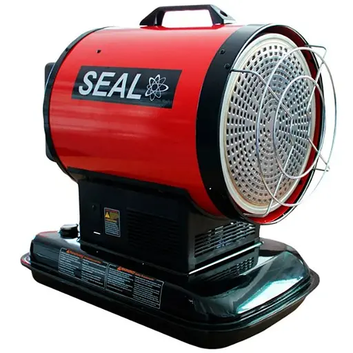 Дизельна інфрачервона теплова гармата SEAL 20,5 кВт, об'єм приміщення для обігріву 396 куб.м , чорний/червоний (IR 20) - фото 1