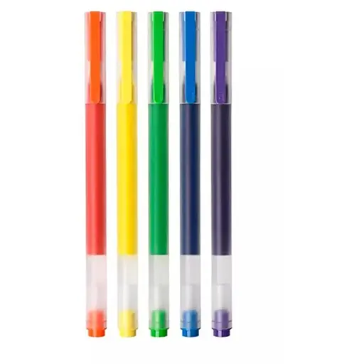 Набір кольорових ручок Xiaomi Mi Gel Ink Pen 5шт (MJZXB03WC)