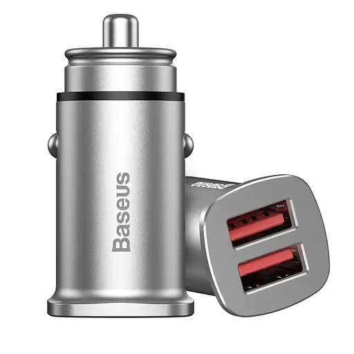 Baseus Square Metal QC 3.0 30W 2USB - фото 2