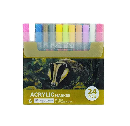 Акрилові маркери C 65269 24шт, в слюді (6900067652690) - фото 1