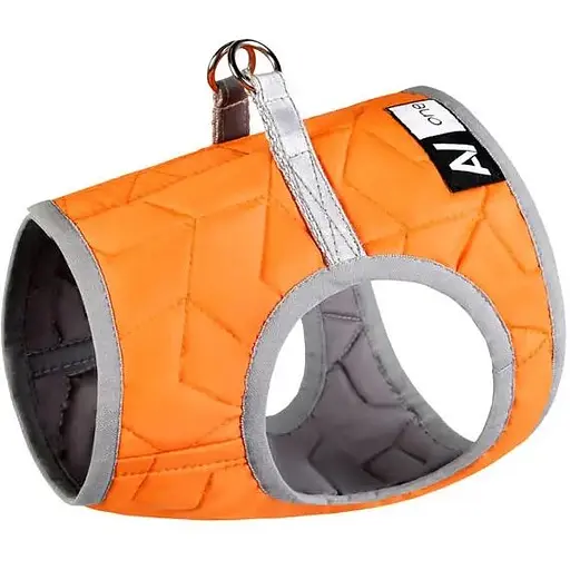 Шлея AiryVest One м'яка розмір XS2 помаранчева - фото 1