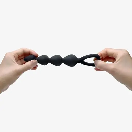 Анальная цепочка Love To Love Bing Bang L - Black Onyx - фото 5