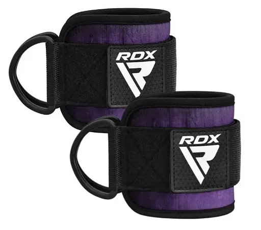 Манжеты на лодыжку RDX GYM ANKLE PRO A4 PURPLE-PAIR (WAN-A4PR-P) - фото 1