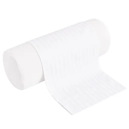 Наволочка Ideia для подушки валика сатин 32х68 см біла у смужку  (8-35793*001)