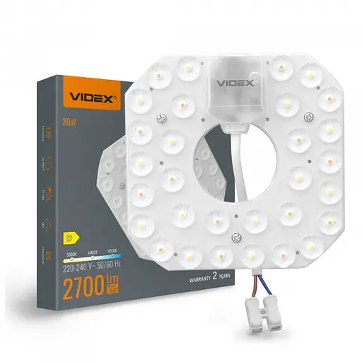 LED модуль для светильников 20W VIDEX VL-MLC-20C 3000-4000-6500K - фото 1