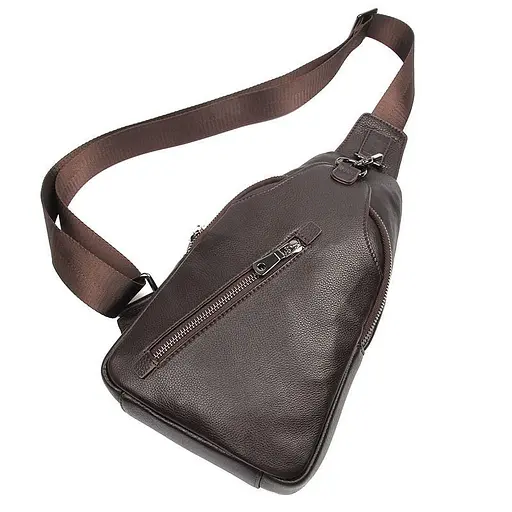 Мужская сумка-слинг  John McDee 30.5х17х5.5 см sum0025602 - фото 5