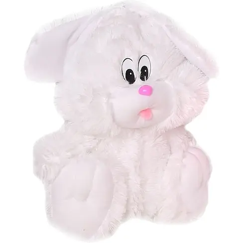 Плюшевий Alina Кролик сидячий 35 см білий