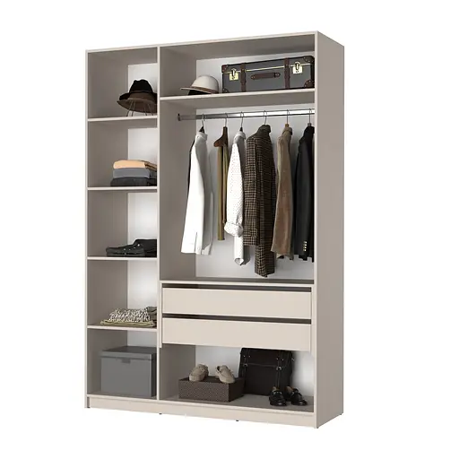 Шкаф 3-дверный MebelStar Оскар ДСП BG, блок ящиков 150x52x220 см Дуб янтарный (MBS-4623) - фото 2