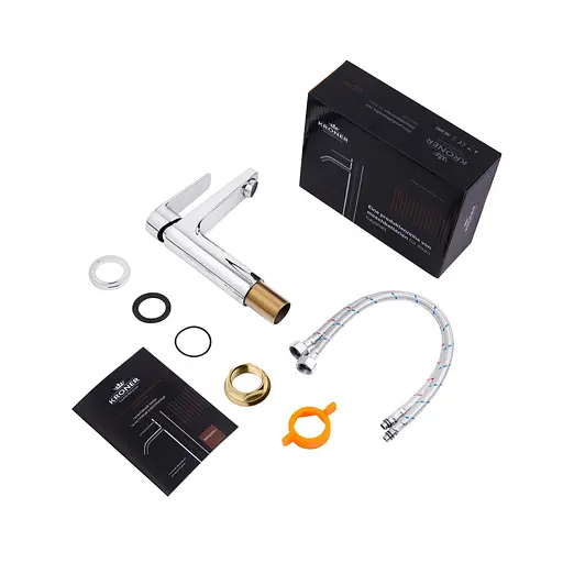 Змішувач для раковини Kroner KRP Eifel - C010 CV023603 Хром - фото 6