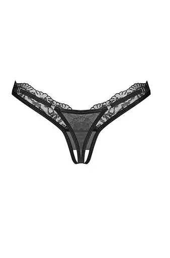 Трусики-стрінги Obsessive Arrowel L/XL чорний - фото 3