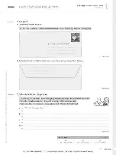 Schritte international Neu 1+2, Testtrainer + CD - фото 6
