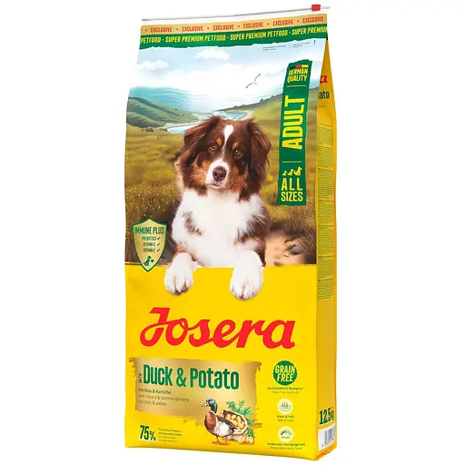 Сухий корм для собак Josera Adult Duck & Potato беззерновий 12.5 кг