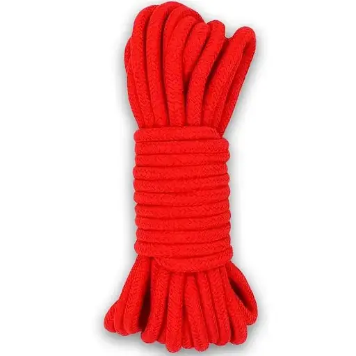 Мотузка для BDSM зв'язування в стилі Шибарі Червоний K0142-2