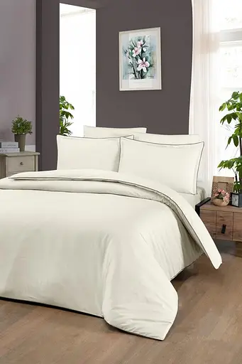 Постільна білизна Lucca Cream Сатин Делюкс La Romano pbe0051014 - фото 1