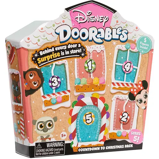 Ігровий набір Великий святковий будиночок Disney Doorables 44637 5 фігурок - фото 1