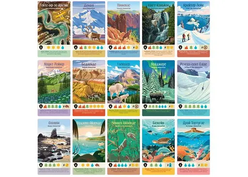 Настольная игра Games 7 Days Парки Parks укр. + уникальное промо - фото 4