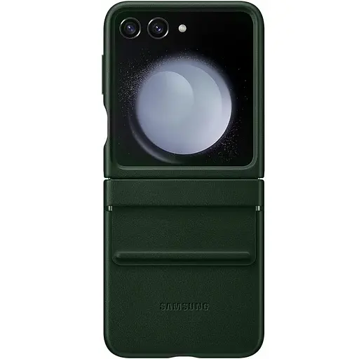 Шкіряний чохол Leather Case (AAA) для Samsung Galaxy Z Fli5 Green