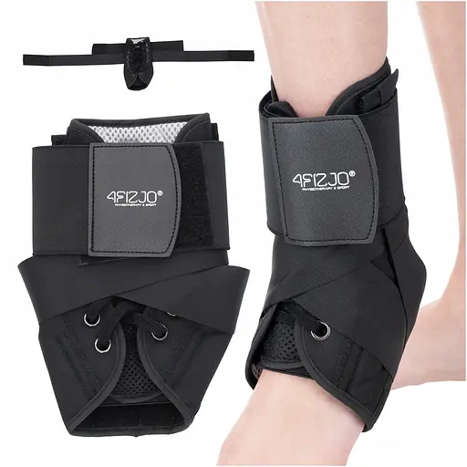 Фіксатор (бандаж) для гомілкостопу 4FIZJO на шнурівці, універсальний 1 шт 4FJ0635 (P-5905973400558) - фото 1