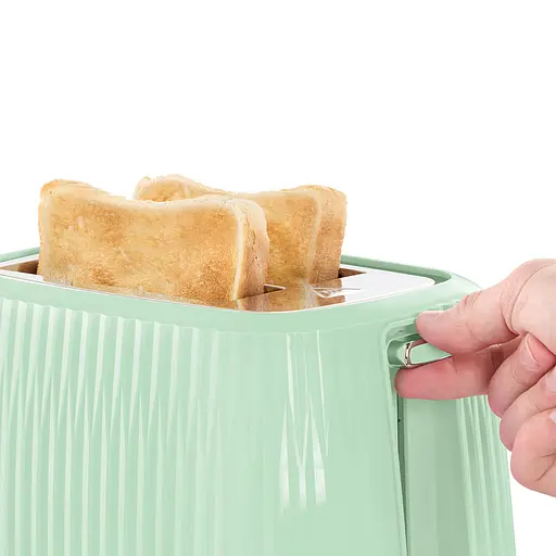 Тостер Russell Hobbs Eden 800 Вт пластик подогрев размораживание фисташковый - фото 4