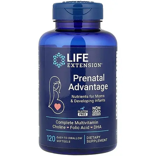 Витамины для беременных Life Extension Prenatal Advantage, 120 капсул - фото 1