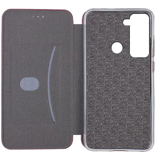 Кожаный чехол-книжка Epik Classy для Tecno Pop 5 LTE Бордовый - фото 4
