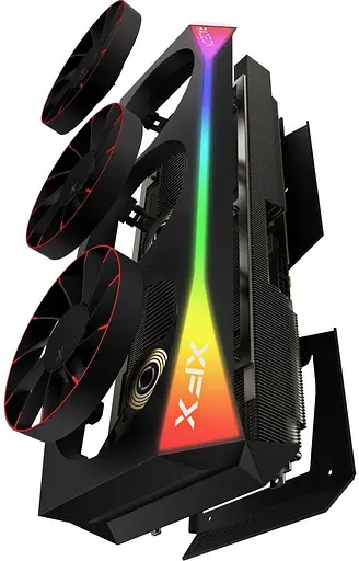 Видеокарта XFX AMD Radeon RX 9070 XT 16GB Mercury OC Magnetic Air Edition with RGB (RX-97TMARGB9) (GDDR6, 256 bit, PCI-E v5.0 x16) - фото 3