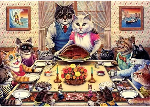 Пазл Art Puzzle Кошачий пир 260 эл. (5025) - фото 2