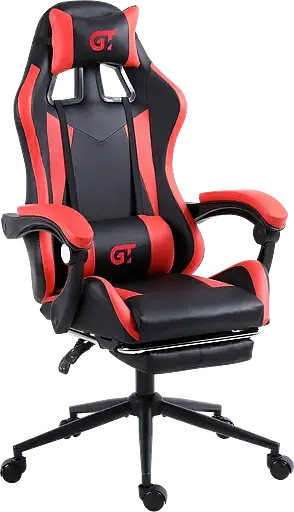 Геймерское кресло GT Racer черное с красным (X-2323 Black/Red) - фото 2