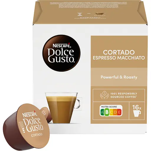 Уцінка. Кава в капсулах NESCAFE Dolce Gusto Cortado Espresso Macchiato 100.8 г - фото 1