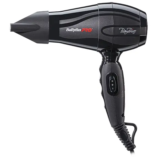 Дорожній фен BaByliss PRO BAB5510E Bambino потужність 1200 Вт шнур із петлею для підвішування завдовжки 1.8 м