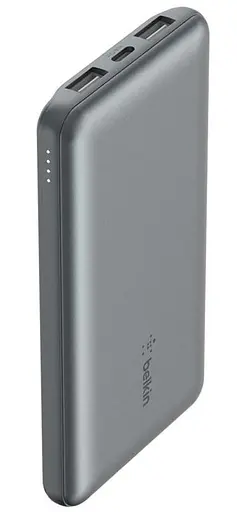 Павербанк Belkin Gray 10 000 mAh / 15 Вт (BPB011BTGY) - фото 1