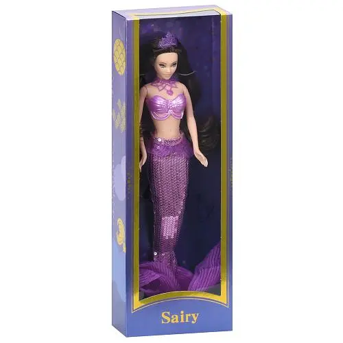 Кукла Русалка 8840-41-43, 29 см, в коробке 12,5-37-5,5см (6903317783984) фиолетовый - фото 1