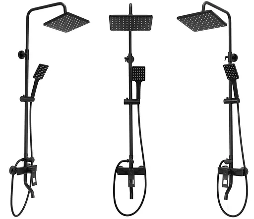 Душовя система Rea Soul з виливом black REA-B9998, Чорний матовий - фото 7