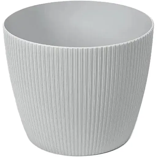 Вазон Lamela 22 см світло-сірий (000022724) - фото 1