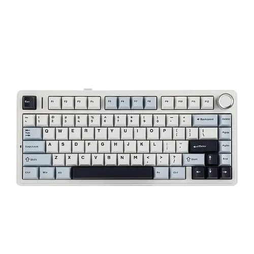 Клавіатура бездротова Aula F75 RGB Light Blue