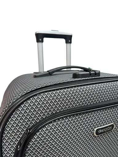 Валіза Тканинна (Impertex) Велика (L) Водонепроникна на 4 Подвійних Колесах 120 л Розширенням TK003-L - фото 3