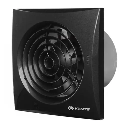 Вентилятор бытовой вытяжной Vents 125 Квайт Черный сапфир 30412 - фото 1
