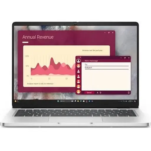 Ноутбук Dell Pro 14 PC14250,1920 x 1200,255U 12 C/14 T,2.4 GHz - 5.2 GHz,32 GB DDR5,1 TB