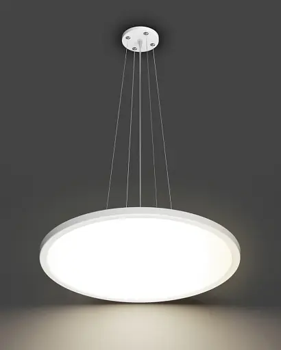 Підвісний світильник, люстра світлодіодна Italux PND-72843-480R-36W-WH Manito LED 1x36W 2800K/4000K/6000K 4300Lm IP40 білий - фото 3