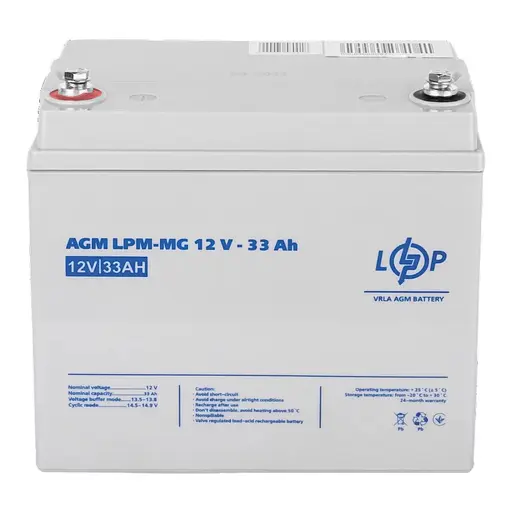 Аккумулятор мультигелевый LPM-MG 12V - 33 Ah - фото 1