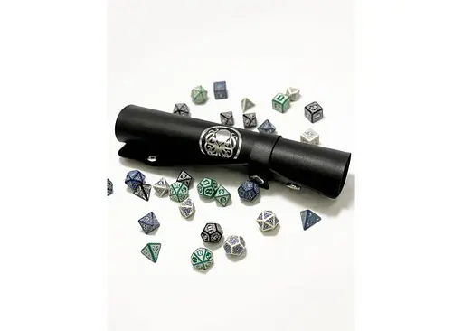 Настольная игра Планета Ігор Лоток для кубиков Ктулху (черный) (Dice tray Cthulhu black) (pi-dt001) - фото 6