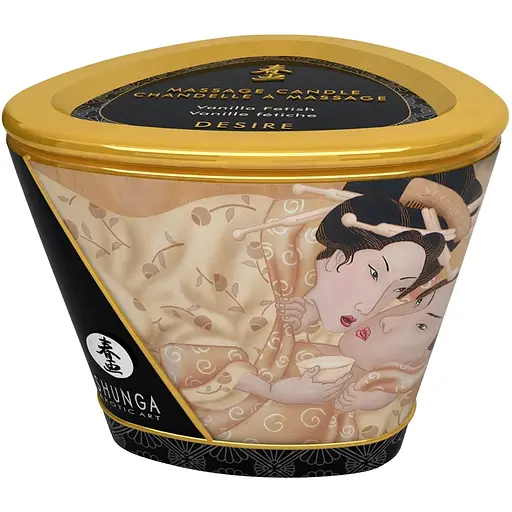 Масажна свічка Shunga Massage Candle ваніль, 170 мл - фото 3