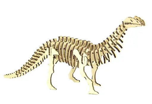 Дерев'яний конструктор динозавр Бронтозавр - фото 4